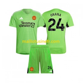 Maillot de Foot Manchester United Andre Onana 24 Gardien Domicile 2023-24 - Enfant